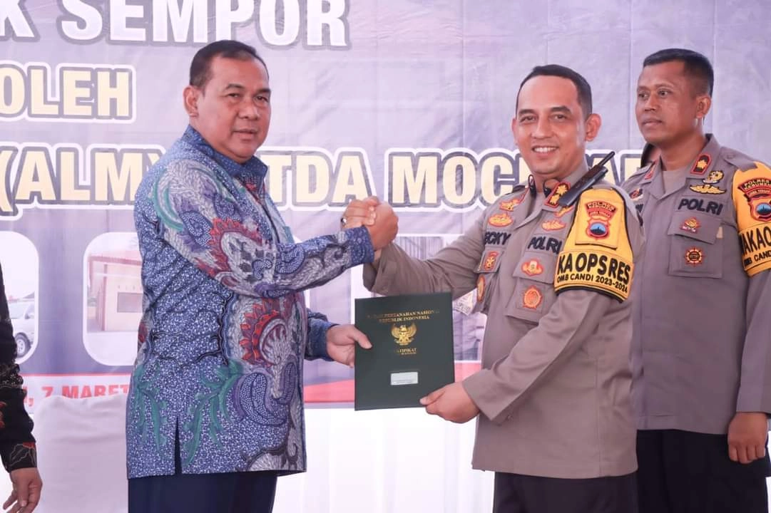 Kantor Polsek Sempor Tempati Gedung Baru di Desa Bejiruyung