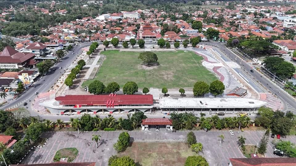 Alun-alun Pancasila Kebumen Diminta Tetap Steril dari PKL, Sholat Id Dibolehkan
