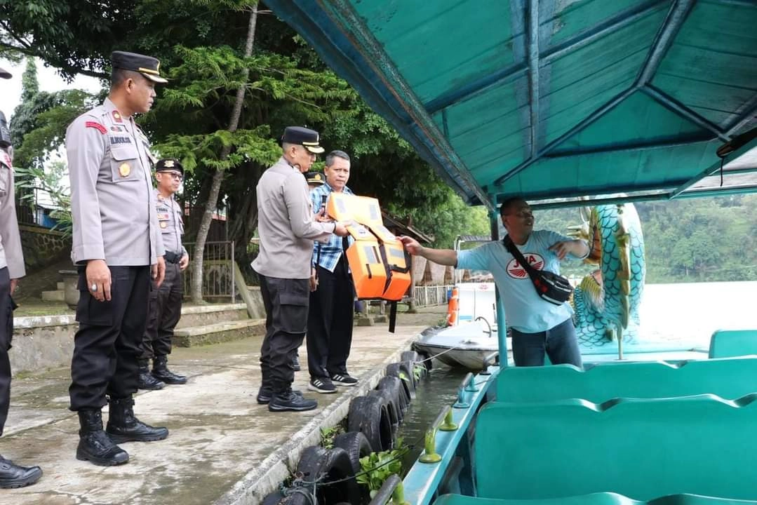 Kapolres Kebumen Cek Sistem Keamanan di Sejumlah Wisata Air