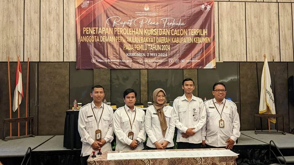 Hasil Penetapan Calon Terpilih Anggota DPRD Kabupaten Kebumen di Pemilu 2024, Berikut Daftarnya