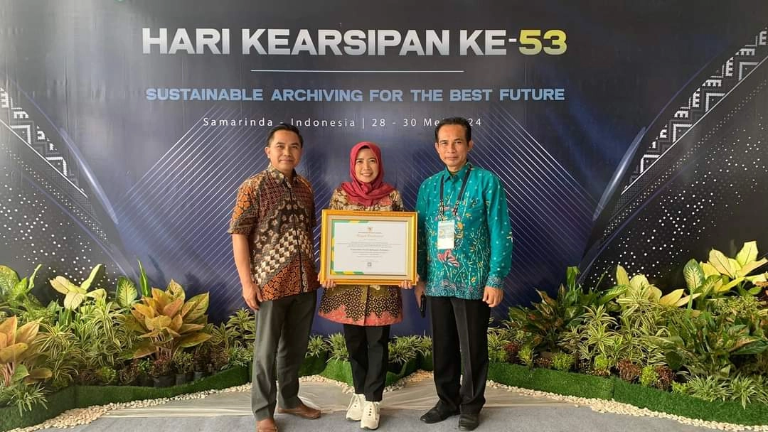 Dari Samarinda, Pemkab Kebumen Raih Predikat AA (Sangat Memuaskan) untuk Pengelola Arsip Terbaik