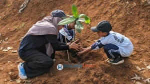 Bukit Kedoya Sempor Masuk Lahan Kritis, Pelajar dan Mahasiswa Gelar Aksi Reforestasi