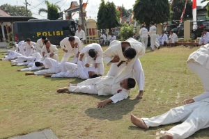 Polres Kebumen Gelar Ujian Beladiri Polri (BDP) Periodik