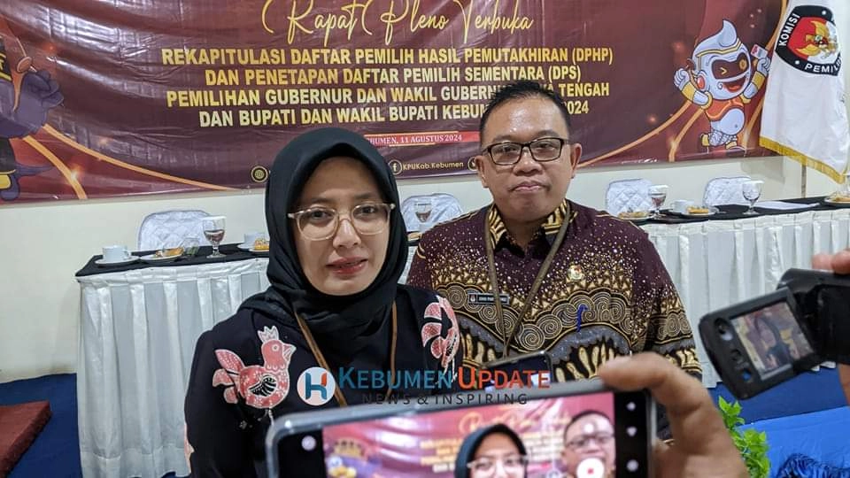 KPU Tetapkan Daftar Pemilih Sementara di Kebumen Sejumlah 1.078.438 Pemilih