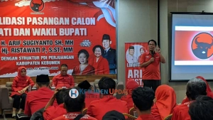 Konsolidasi dengan Struktural PDIP Kebumen, Arif-Rista Usung Jargon PASTI