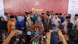 Hari Terakhir Pendaftaran, 5.000 Orang Mengantar Lilis-Zaeni ke KPU