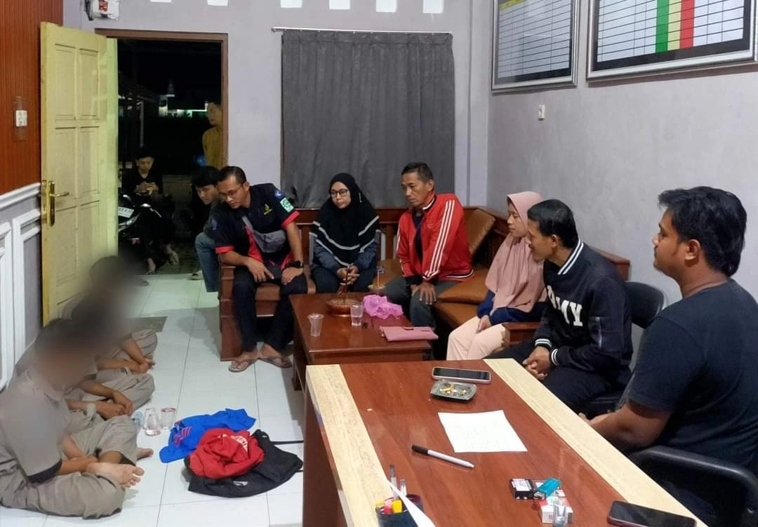 Gagal Tawuran, Empat Pelajar Diamankan Petugas Polsek Petanahan