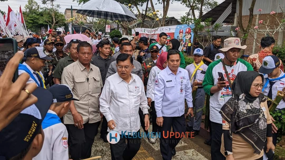 Jusuf Kalla ke Kebumen, Buka Kegiatan Latgab dan Bhakti Sibat PMI Tingkat Nasional III