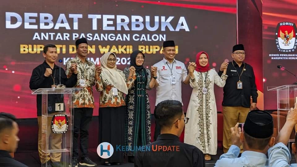 Berikut Dokumentasi Debat Terbuka Antar Paslon Bupati dan Wakil Bupati Kebumen