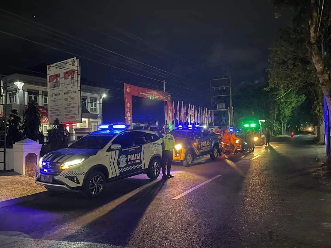 Polres Kebumen Gelar Patroli Skala Besar, Ini Kegiatannya