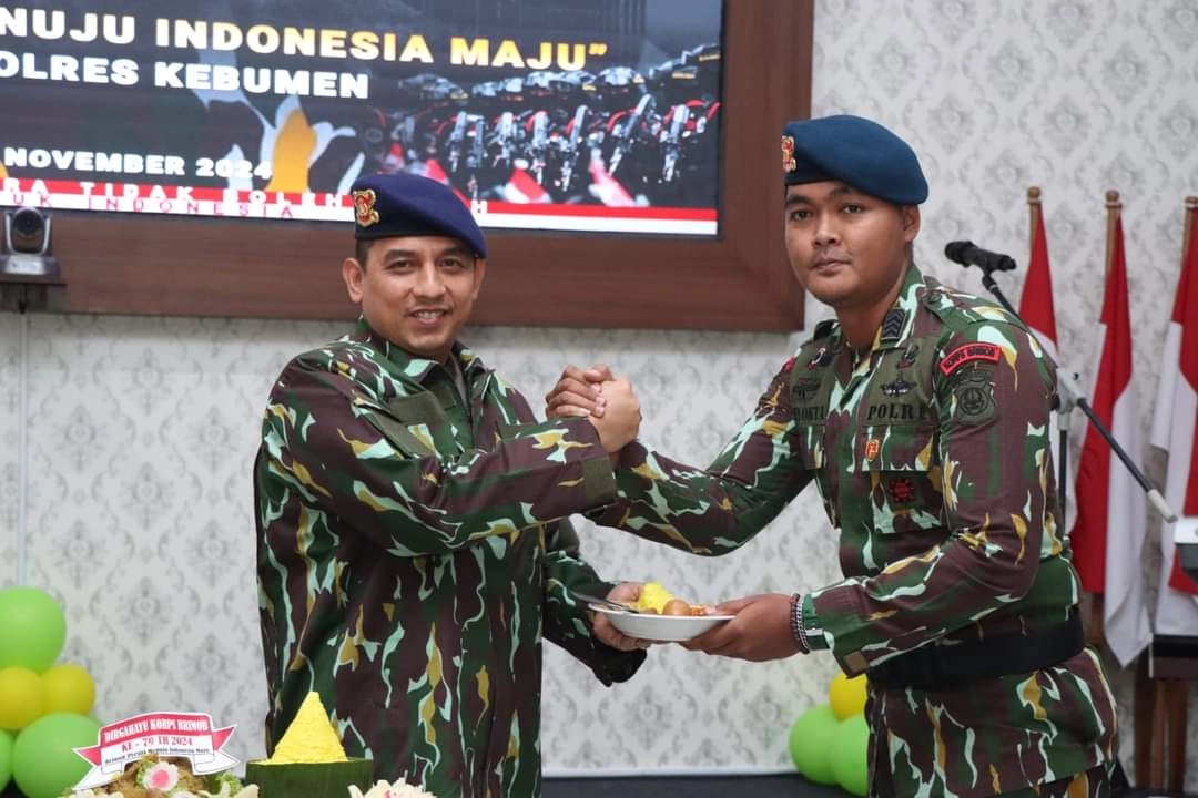 Polres Kebumen Gelar Tasyakuran HUT ke-79 Brimob