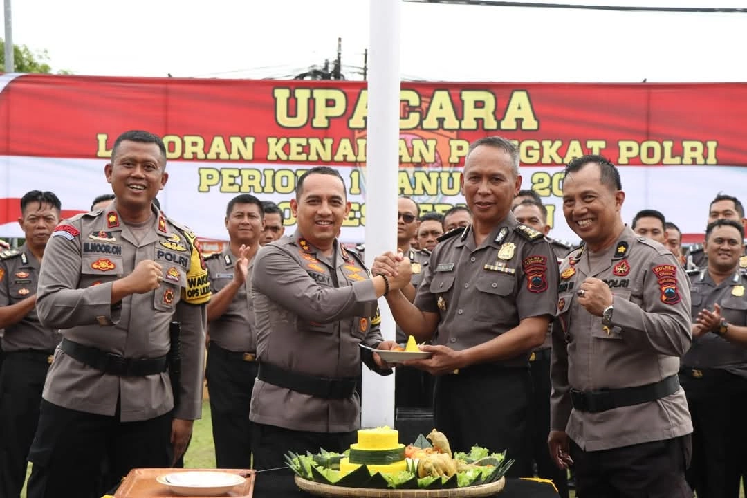 Upacara Kenaikan Pangkat, Polres Kebumen Punya Dua Personel Berpangkat AKBP