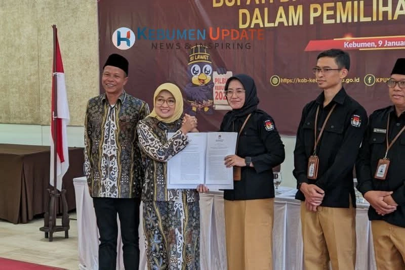 KPU Kebumen Tetapkan Lilis Nuryani-Zaeni Miftah sebagai Bupati dan Wakil Bupati Terpilih