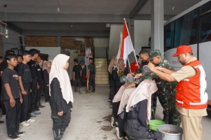 Long March dari Bulupitu–Markas, 50 Anggota KSR Resmi Bergabung di PMI Kebumen