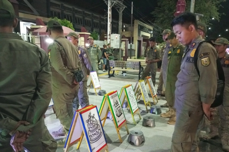 Diwarnai Kericuhan, PKL Jasa Mainan Anak Ditertibkan Petugas Satpol PP