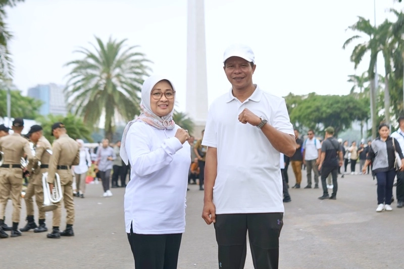 Tugu Monas Jadi Pengingat Tugu Lawet, Lilis-Zaeni Berpantun saat Gladi Kotor Pelantikan