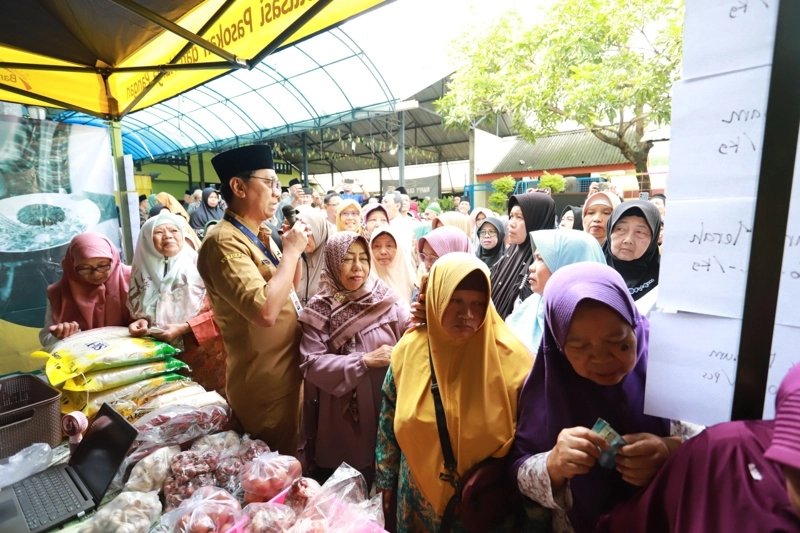 Warga Kembangsawit Ambal Serbu Gerakan Pangan Murah, Harga Lebih Miring dari Pasar