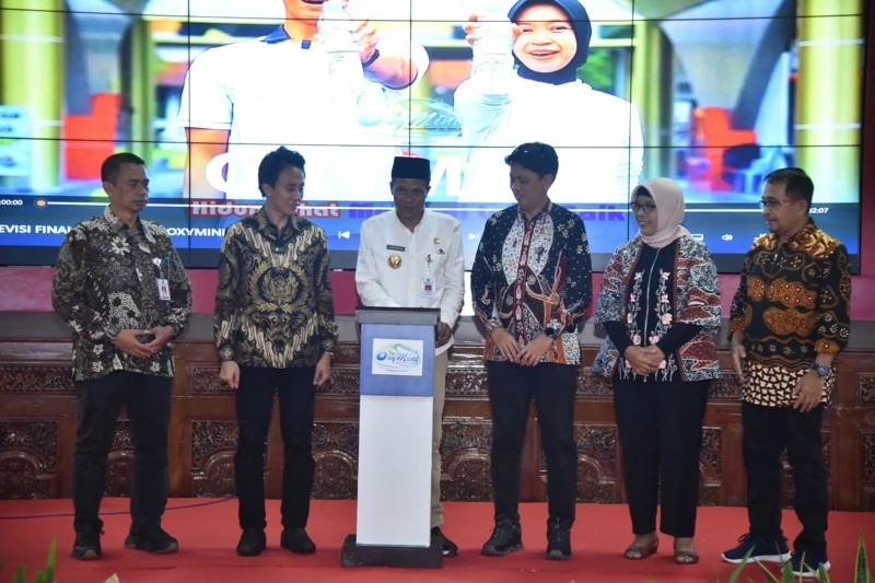 PDAM Kebumen Luncurkan “Oxymine”, Air Minum Dalam Kemasan Kaya Oksigen dan Mineral