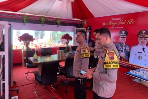 Lebaran 2025, Polres Kebumen Pantau Arus Mudik dengan CCTV