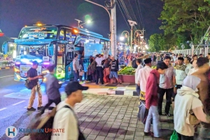 Pukul 21.15 WIB: Ratusan Pemudik Gratis Tiba di Kebumen dengan Selamat