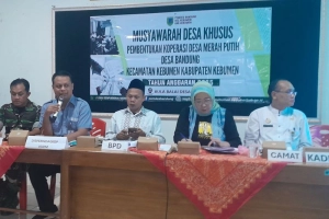 Progres Koperasi Merah Putih: 46 Desa/Kelurahan di Kebumen Sudah Laksanakan Musdesus