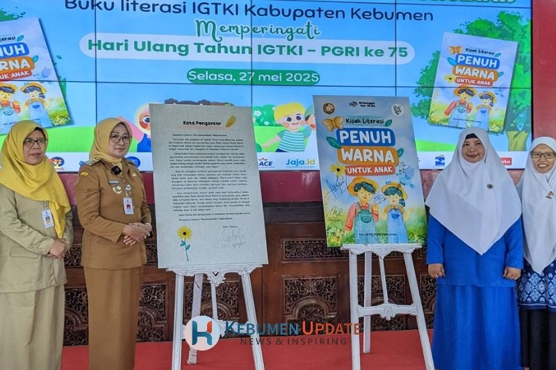 HUT ke-75 IGTKI-PGRI, Bupati Lilis Nuryani Ikut Tulis Kisah Raden Kamandaka dalam Buku Literasi Anak