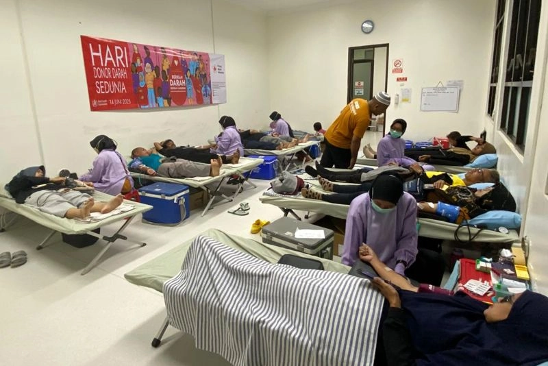 Warga Antusias Ikuti Donor Darah, PMI Kebumen Optimis Raih Target 250 Kantong