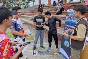 Berburu Titik Kontrol Berhadiah di Alun-alun: FONI Kebumen Ajak Warga Rasakan Serunya Orienteering