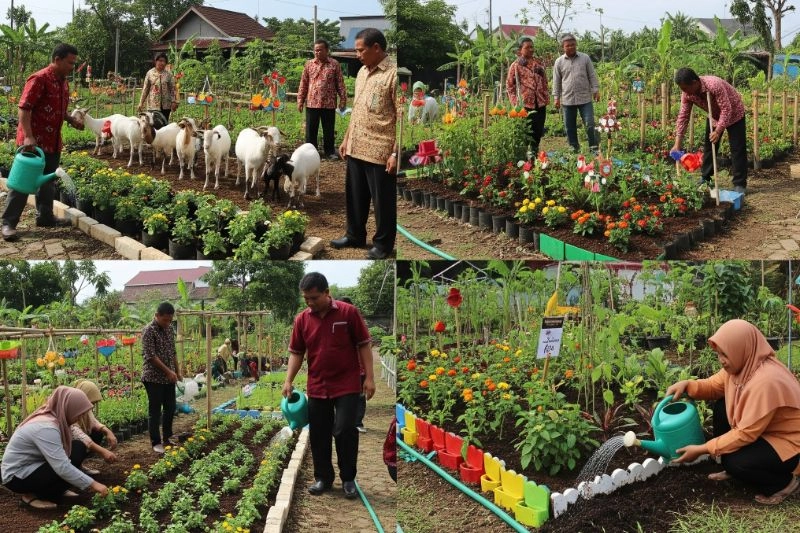 Pekarangan Subur, Warga Makmur: Desa Temanggal Gelar Lomba P2L Berhadiah Kambing hingga Mesin Cuci