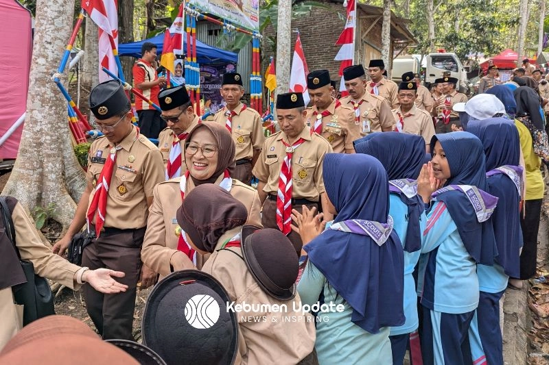 Jambore Cabang Penggalang SD/MI di Bumper Widoro, Pramuka Diajak Adaptif di Era Digital