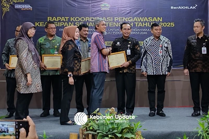 Ini 10 Kabupaten/Kota Terbaik dalam Pengawasan Kearsipan se-Jawa Tengah, Kebumen di Peringkat Pertama