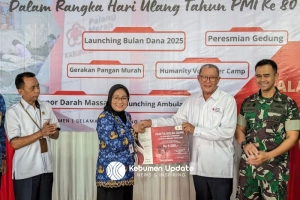 Ambulans Gratis, Peresmian Laboratorium, hingga Target Dana Rp2 Miliar: PMI Kebumen Makin Berdaya