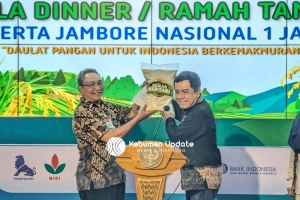 Dukungan Pangan Nasional, Jambore JATAM di Kebumen Beri Simbol Padi Unggul