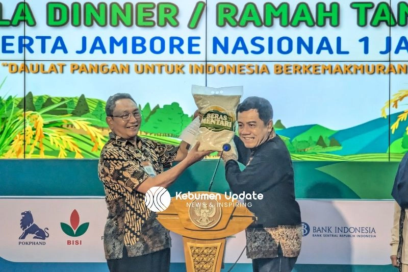 Dukungan Pangan Nasional, Jambore JATAM di Kebumen Beri Simbol Padi Unggul