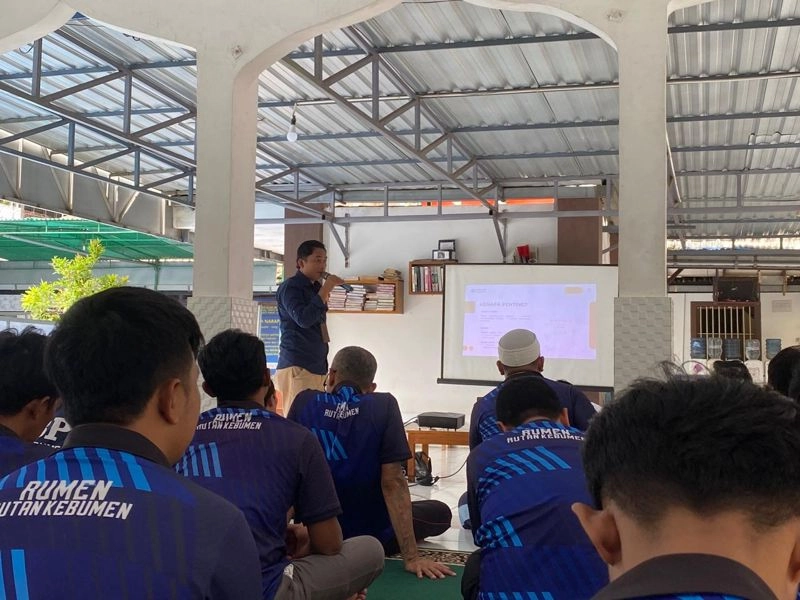 Rutan Kebumen dan BNNK Cilacap Gelar Terapi Afirmasi Positif untuk Warga Binaan