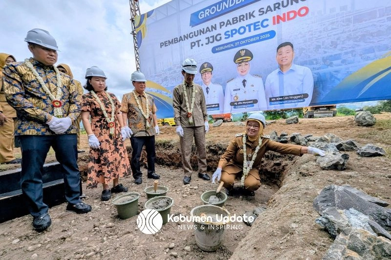 Menanti 2 Tahun Lebih, Pabrik Sarung Tangan Asal Korsel Akhirnya Ground Breaking di Bekas Pasar Hewan Purbowangi