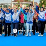 Jalan Sehat HUT KORPRI Kebumen, Warga Prumpung dan Pegawai Puskesmas Alian Raih Sepeda Listrik