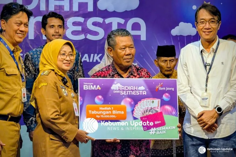 Rezeki Nomplok! Sakirun dan Retno Boyong Hadiah Rp75 Juta dari Undian Tabungan Bima Bank Jateng