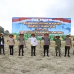 Dukung Ketahanan Pangan, Polres Kebumen Tanam Jagung Serentak