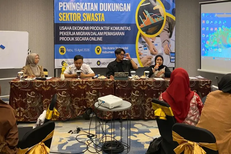 Tingkatkan Daya Saing UMKM Migran, Migrant CARE Kebumen Gelar Kolaborasi Strategis dengan Sektor Swasta