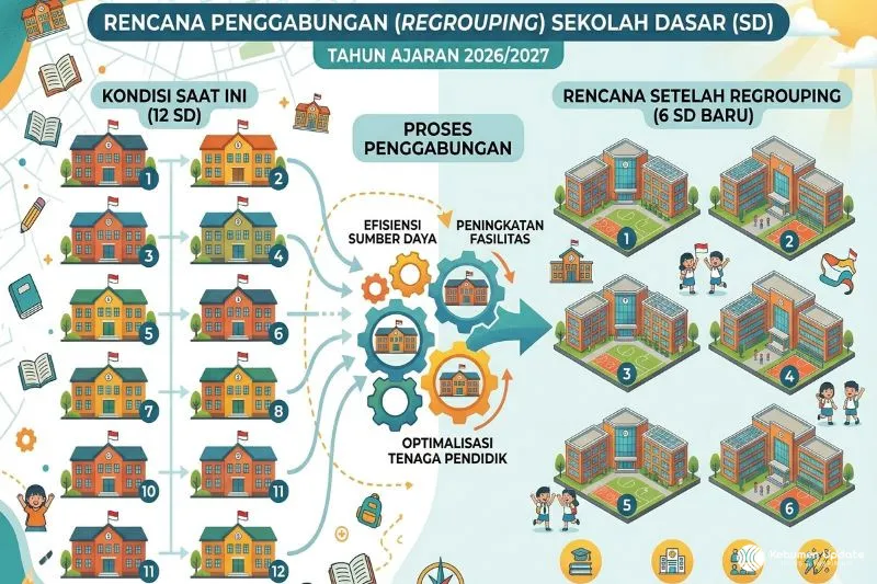 Atasi Kurang Murid, 12 Sekolah Dasar di Kebumen Masuk Rencana Regrouping