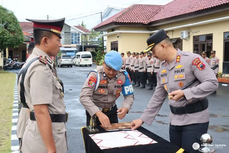Dalam Sepekan, Polres Kebumen Gelar Sertijab Kasat hingga Kapolsek