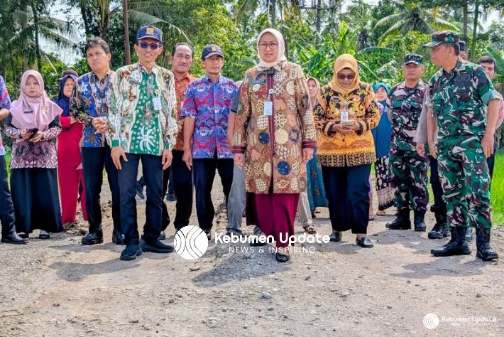 Bupati Cek Jembatan Sendangdalem Hingga Betonisasi di Kutowinangun dan Ambal