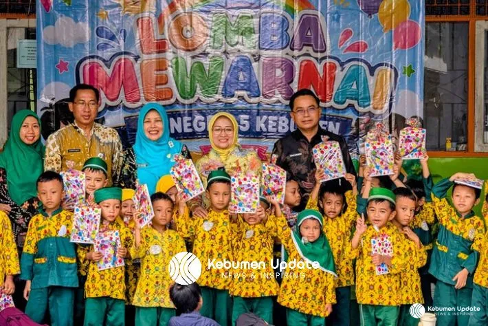 Strategi Kreatif SDN 5 Kebumen Jaring Murid Baru Lewat Lomba Mewarnai