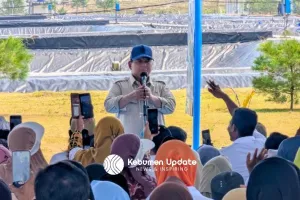 Presiden Prabowo Panen Udang di BUBK Kebumen