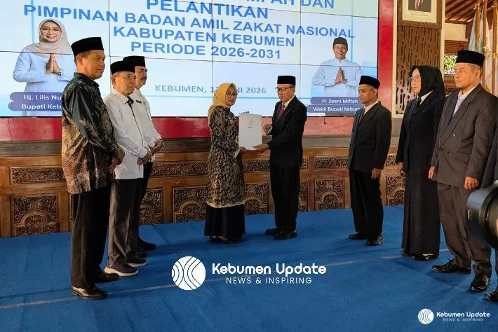Bupati Kebumen Lantik Pimpinan Baznas Baru, Mantan Pj Sekda Jadi Ketua