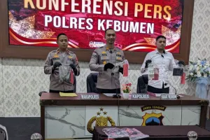 Tiga Kasus Curanmor Terungkap, Polres Kebumen Kembalikan Motor Korban yang Hilang