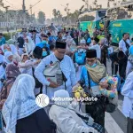 Kloter Terakhir Tiba, Bupati Lilis Nuryani Sambut 162 Jemaah Haji Kloter 16 Kebumen