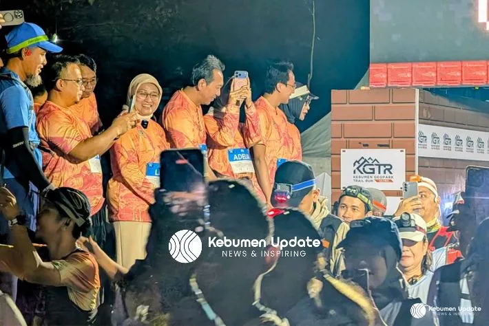 Kurang Tidur Tak Jadi Halangan, Bupati Kebumen Jajal Rute 7K di KGTR 2026