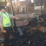 Korsleting Listrik, Bengkel Kayu di Kebadongan Klirong Hangus Terbakar